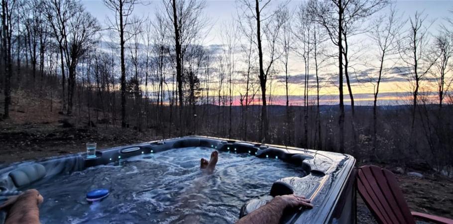 La Conception Chalet Serenity - Mont Tremblant Ski - Spa Sauna Wifi Tv Privet Chic Modern Houseヴィラ エクステリア 写真