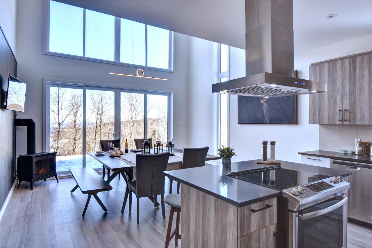 La Conception Chalet Serenity - Mont Tremblant Ski - Spa Sauna Wifi Tv Privet Chic Modern Houseヴィラ エクステリア 写真