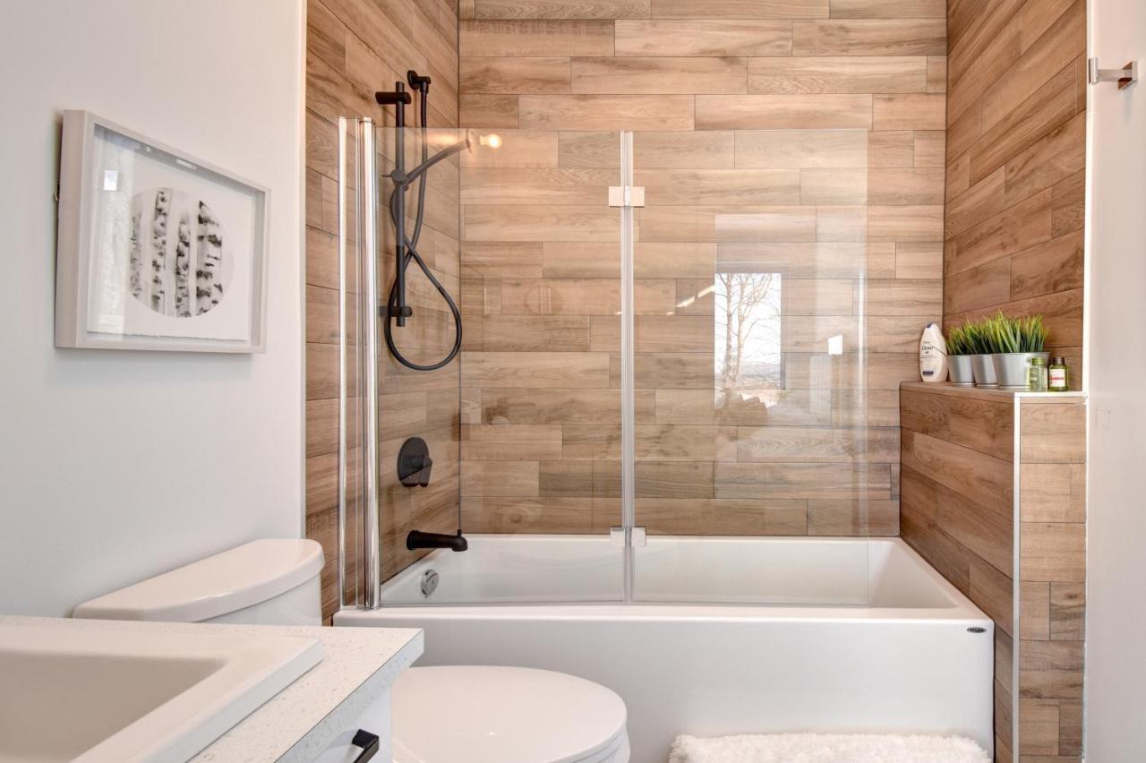 La Conception Chalet Serenity - Mont Tremblant Ski - Spa Sauna Wifi Tv Privet Chic Modern Houseヴィラ エクステリア 写真