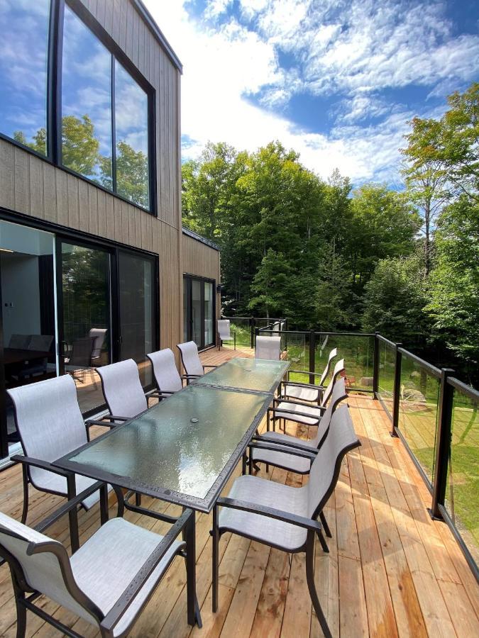 La Conception Chalet Serenity - Mont Tremblant Ski - Spa Sauna Wifi Tv Privet Chic Modern Houseヴィラ エクステリア 写真