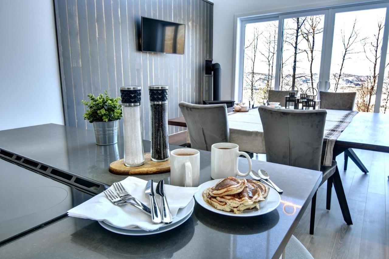 La Conception Chalet Serenity - Mont Tremblant Ski - Spa Sauna Wifi Tv Privet Chic Modern Houseヴィラ エクステリア 写真
